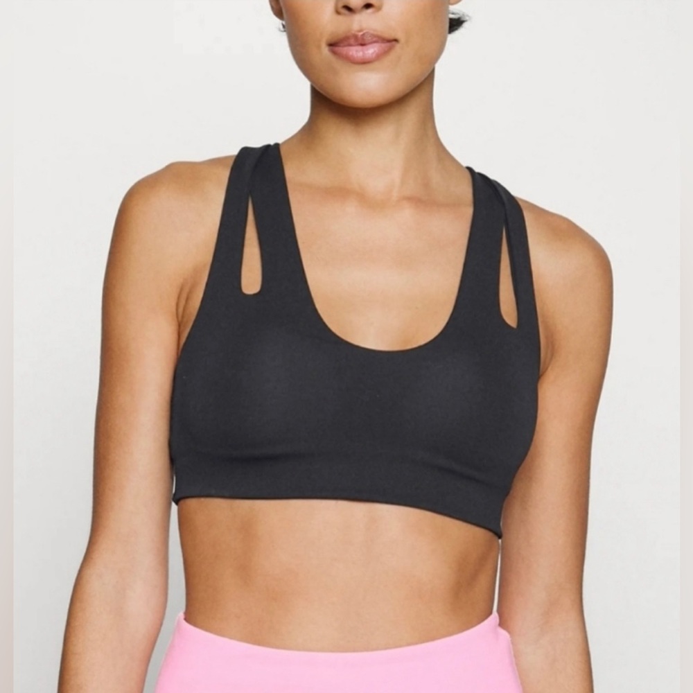 Free People Black Sports Bra